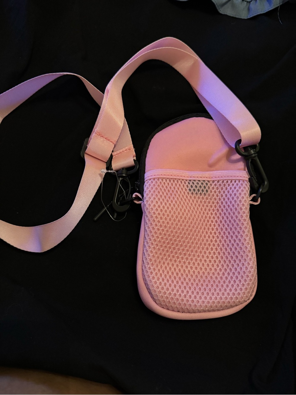 Waterproof Light Pink Crossbody Phone/ wallet Pouch
